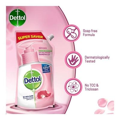 Dettol pH Balanced Handwash Refill - Skincare 750 ml - Hand Wash & Soaps