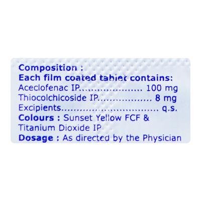 Willgo TH 8mg Tablet 10'S - Pain relief-Nsa