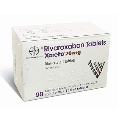 XARELTO 20mg Tablet (38 FREE)+60's - Blood Clot-Ant