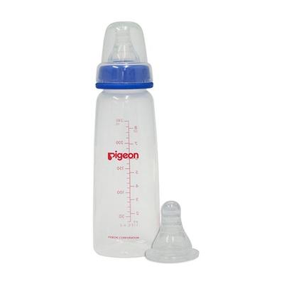 Pigeon Peristaltic Nursing Bottle Kpp with 2 Nipple (M) - Blue 200 ml - Feeding & Nursing