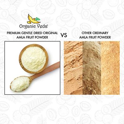 Organic Veda Fruit Powder - Amla & Vitamin C 454 gm - Pure Herbs