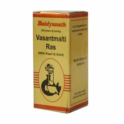 Baidyanath Vasant Malti Ras With Gold Tablet 10's - Speciality Medicines