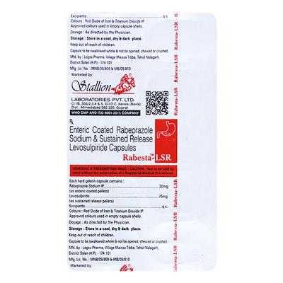 RABESTA LSR Capsule 10's - Ulcerative Colitis/Bowel Inflammatory Disease-Ant