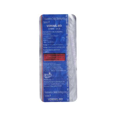 VOMINIL MD Tablet 10's - Vomitting/Emesis-Ant