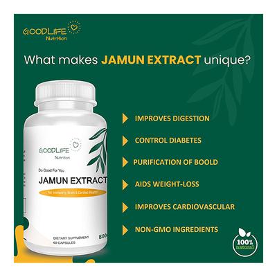 Goodlife Nutrition Jamun Extract Capsule 60's - Herbal Dietary Supplement