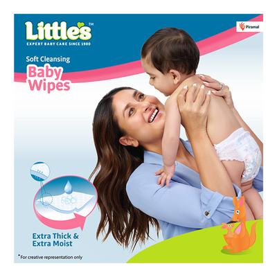 Littles Soft Cleansing Baby Wipes 30's - Diapers & Wipes
