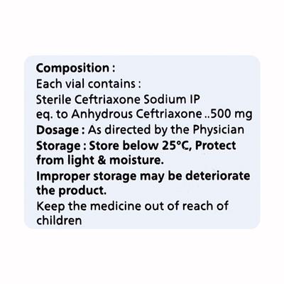 CEFMAC 500mg Injection 1's - Bacterial Infections-Cep
