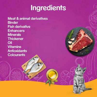 Whiskas Adult Chicken in Gravy (Pack of 85gm x 96) 8160 gm - Petfood