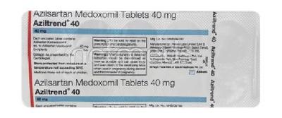 Aziltrend 40mg Tablet 10'S - Hypertension-Ang