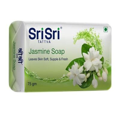 Sri Sri Tattva Bath Soap - Jasmine 75 gm - Soaps