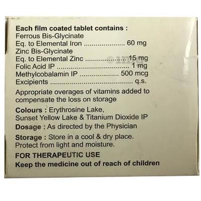 FEROMOST XT Tablet 10's - Supplements-Vam