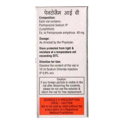 PENTOGEM IV Injection 1's - Ulcer/Reflux/Flatulence-Aaa