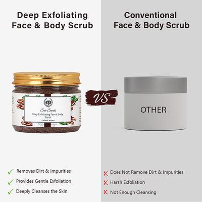 Seer Secrets Deep Exfoliating Face & Body Scrub 200 gm - Scrubs & Exfoliants