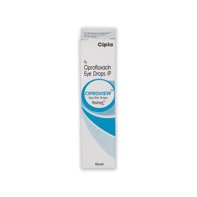CIPROVIEW 0.3% Eye Drops 10ml - Eye Infections-Eaa