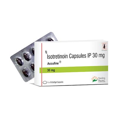 ACCUFINE 30mg Capsule 10's - Acne-Acn