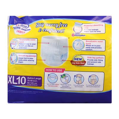 Lifree Extra Absorb Adult Diaper Pants (XL) 10's - Adult Diapers & Pads