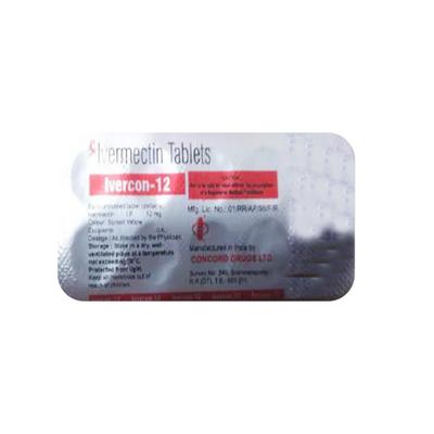 IVERCON 12 Tablet 10's - Parasitic Worms-Ant