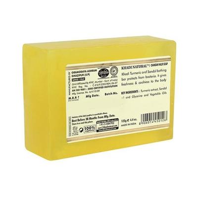 Khadi Natural Herbal Soap - Chandan Haldi 125 gm - Soaps