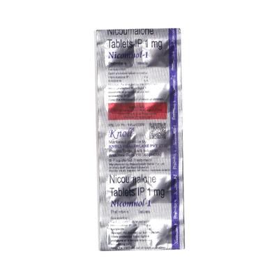 NICOMNOL 1 Tablet 10's - Blood Clot-Ant