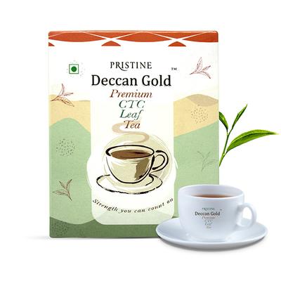 Pristine Deccan Gold Premium CTC Tea Leaves 250 gm - Green/Herbal Teas