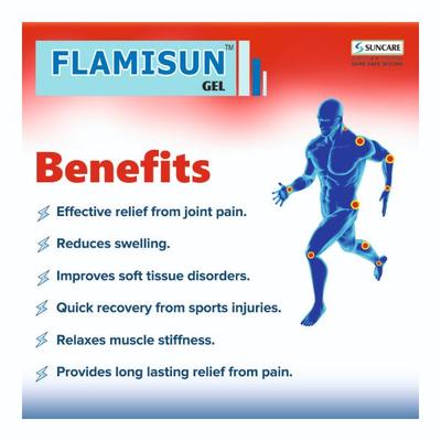Flamisun Instant Pain Relief Gel 50 gm - Gel/Cream