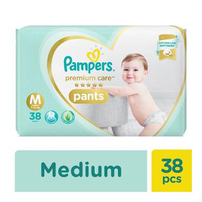 Pampers Premium Care Pants (M) 38's - Diapers & Wipes