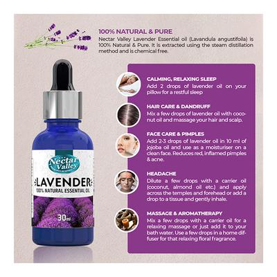 Nectar Valley Lavender Essential Oil 30 ml - Essential Oils