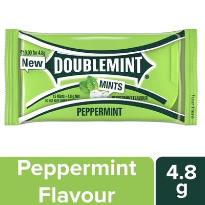Doublemint Mints - Peppermint (Pack of 15 x 4.8 gm) - Nutritional Bars