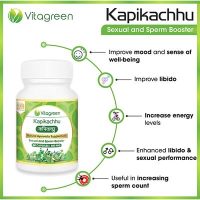VitaGreen Kappikachhu Capsules 60's - Herbal Dietary Supplement