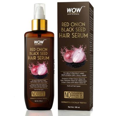 WOW Skin Science Red Onion Black Seed Hair Serum 100 ml - Hair Serums