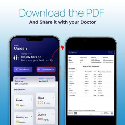 Neodocs Elderly Care Instant Urine Test Kit - Health Monitoring Devices