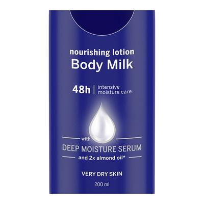 Nivea Nourishing Lotion Body Milk - Deep Moisture Serum 200 ml - Lotions & Creams