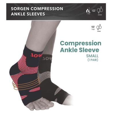 Sorgen Compression Ankle Sleeves - Small 1's - Ankle/Foot Supports
