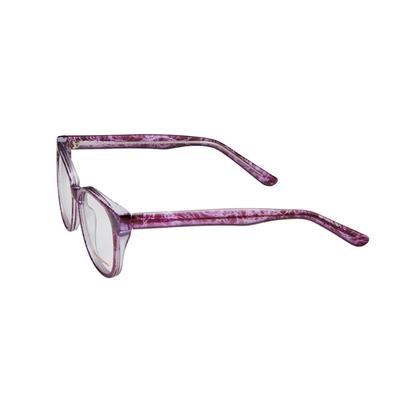 Vision Express 31815 Purple Oval Eyeglasses (Including UV Blue Lens) 1's - Wearables Eye Glasses