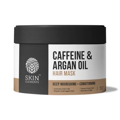 Skin Elements Hair Mask - Caffeine & Argan Oil 200 ml - Hair Masks & Packs