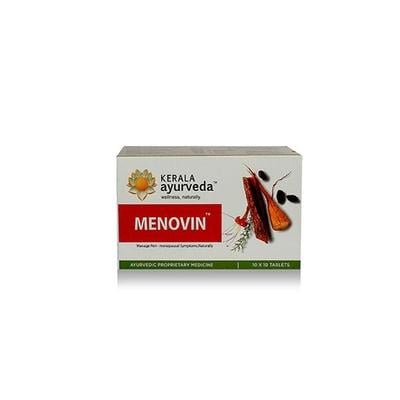 Kerala Ayurveda Menovin Tablet (Pack of 10 x 10's) - Speciality Medicines