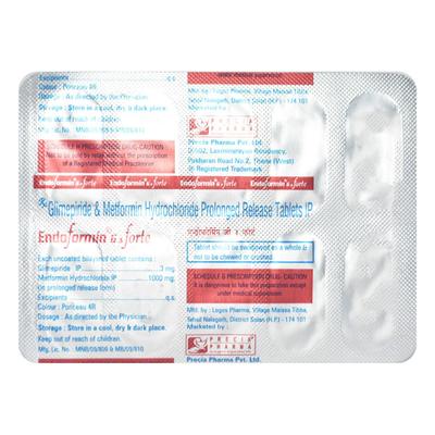 ENDOFORMIN G3 FORTE Tablet 10's - Diabetes-Ant