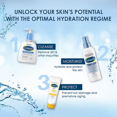 Cetaphil Optimal Hydration Body Spray Moisturizer, Lightweight and Non-Greasy 207 ml - Face Moisturizers