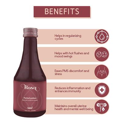 Imbue Rosa Period Potion Herbal Tonic 200 ml - Health Products
