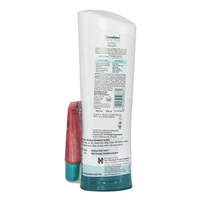 Himalaya Nourishing Body Lotion + Free Himalaya Lip Balm - Strawberry 200 ml (N) - Creams/Oils/Lotions
