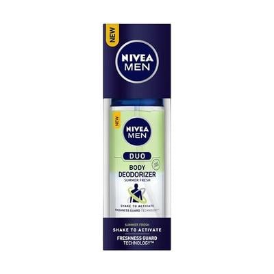 Nivea Men Duo Body Deodorizer Summer Fresh 100 ml - Men Deodorants/Roll-Ons