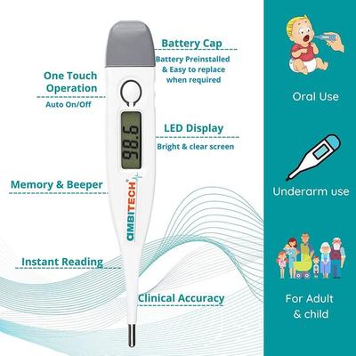 Ambitech Digital Thermometer - Health Monitors And Equipment