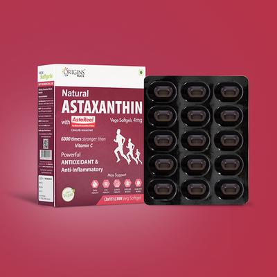 Origins Nutra Natural Astaxanthin 4 mg Softgel Capsule (Pack of 2 x 15's) - Multi-Vitamins