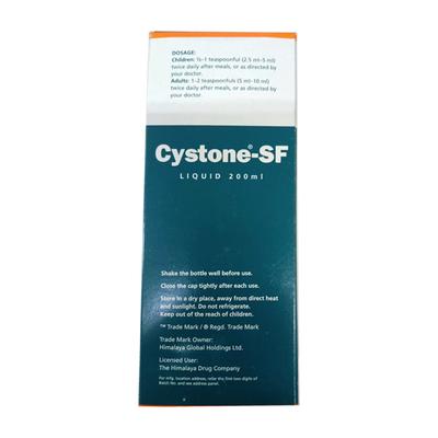 Himalaya Cystone-SF Liquid 200 ml - Speciality Medicines