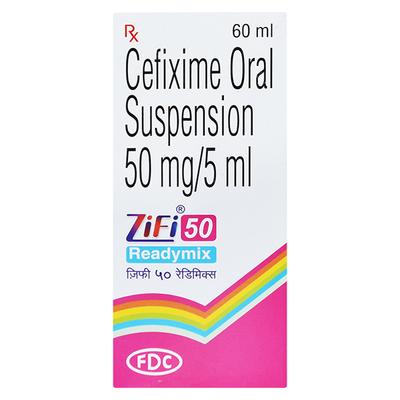 Zifi 50 Readymix Oral Suspension 50ml - Bacterial Infections-Cep