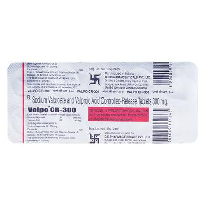 VALPO CR 300MG TABLET 10'S - Epilepsy/Convulsion-Ant