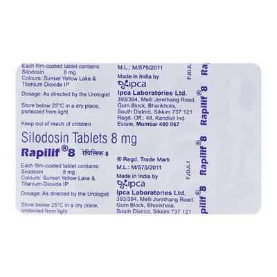 RAPILIF 8mg Capsule 15's - Bladder And Prostate Disorders-Dru