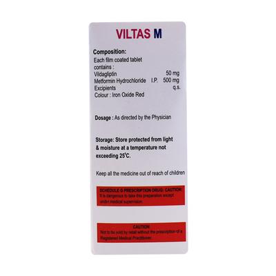 VILTAS M Tablet 15's - Diabetes-Ant