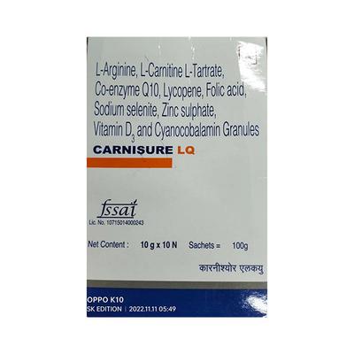 CARNISURE LQ Granules 10X10gm - Supplements-Sup