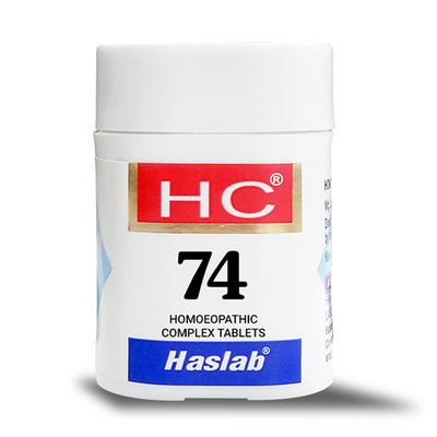 Haslab HC 74 (Homeopathic Complex) Tablet 20 gm - Homeopathic Complex Tablet